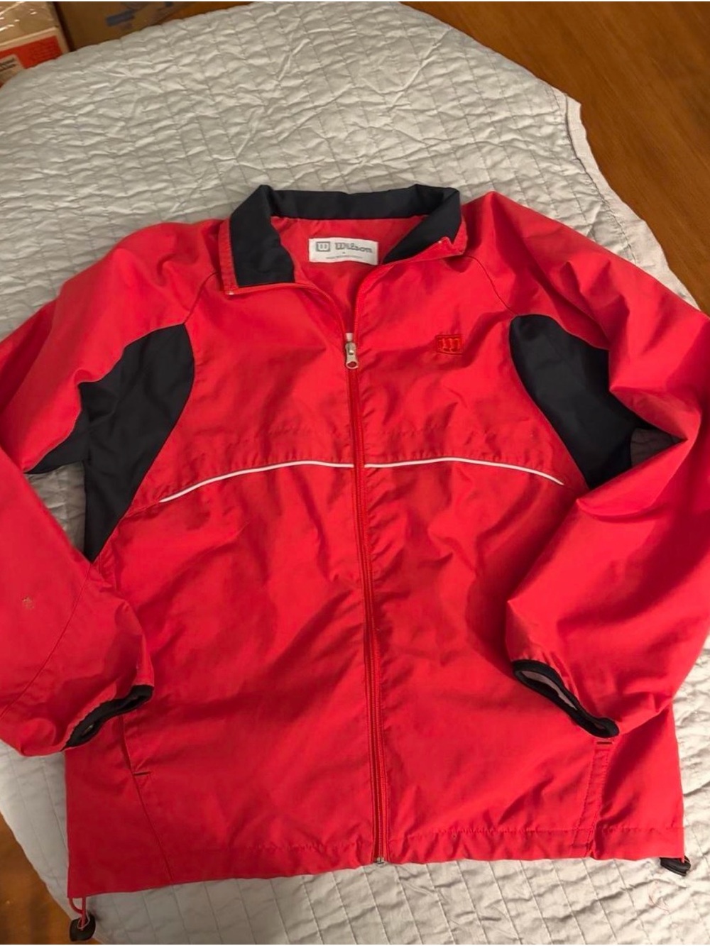 Wilson Red and Black Utility Jacket with Reflective Trim